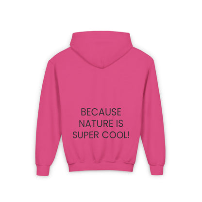 Copy of Youth Heavy Blend Hooded Sweatshirt - "Because Nature is Super Cool"