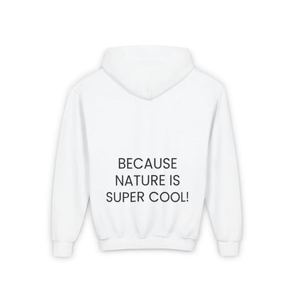 Copy of Youth Heavy Blend Hooded Sweatshirt - "Because Nature is Super Cool"