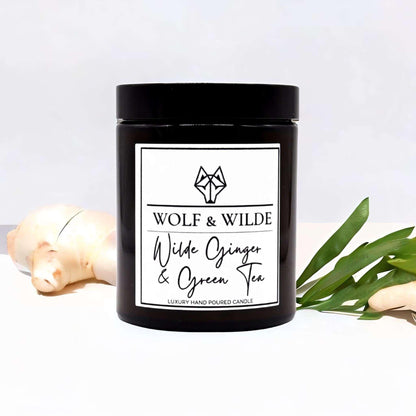 Ginger & Green Tea Luxury Aromatherapy Handmade Scented Candle